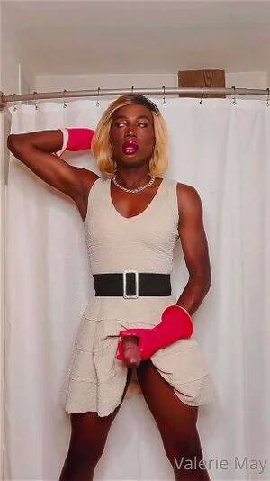 black shemale may - Watch V@lerie M@y white skirt solo - New, Solo, Ebony Porn - SpankBang