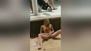 horny girl at public beach - Horny Teen Masturbating On A Public Beach