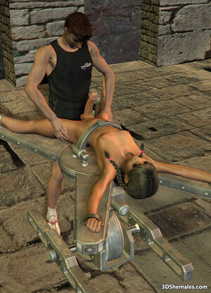 Cartoon Porn Tied Up - Man has a tied-up big-cocked 3d - Cartoon Porn Pictures - Picture 8