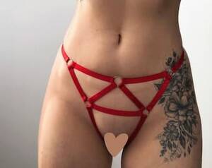 custom erotic - CUSTOM SIZE, Erotic Harness Panties, Crotchless Lingerie, See Through  Lingerie, Harness Lingerie BDSM Harness Erotic Lingerie | Pornhint