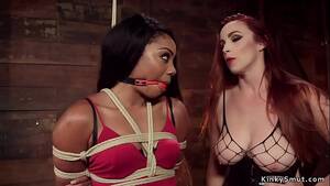 black lesbian slave - Ebony lesbian slave zippered and fucked - XVIDEOS.COM