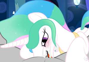 Mlp Celestia Porn Pov - 1079955 - explicit, artist:facelessjr, princess celestia, alicorn, pony,  g4, blowjob, cum, cum in mouth, cumming, deepthroat, female, male, male pov,  messy, messy eating, offscreen character, oral, oral creampie, pov, royal  guard, sex,