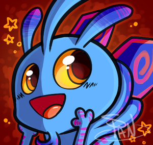 Dota Puck Porn - 8596 - species needed, safe, artist:ezpups, puck (dota), ambiguous form,  dota, abstract background, bust, commission, cute, low res, male,  signature, solo, solo male, stars - Furbooru