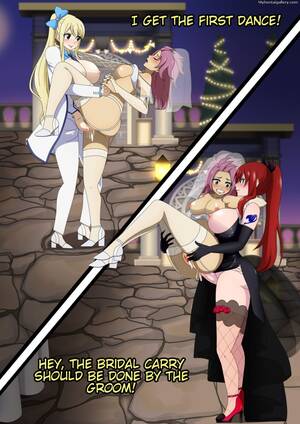 Fairy Tail - Fairy Tail - The Bride To Be Or Not To Be HD Hentai Porn Comic - 003
