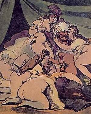 drawings of orgies - Orgy (retro drawings) Porn Pictures, XXX Photos, Sex Images #140281 - PICTOA