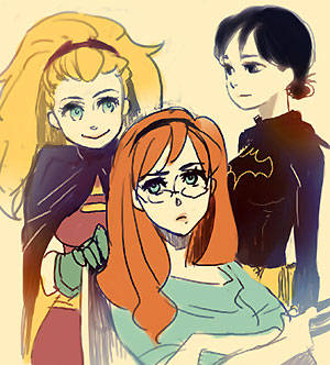 Batgirl Stephanie Brown Porn - Stephanie Brown/Robin, Barbara Gordon/Oracle, and Cassandra Cain/ Batgirl