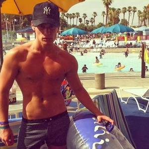 Blake Mciver Ewing - After a few Google searches, I discovered he loves taking shirtless selfies  and posing in very skimpy swimwear and underwear.