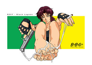 black lagoon revy footjob - REVY Cum On Feet [Black Lagoon] by BarBaCock - Hentai Foundry