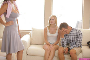 caught naked big cock - Moms Teach Sex - Caught with a Big Cock - S1:E3 featuring Chloe Brooke and  Tori Dean. (Photos)