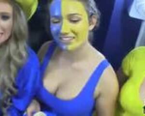 college girl fucks at a party - Amateur college teen blonde sucks and fucks at a party | Cumlouder.com