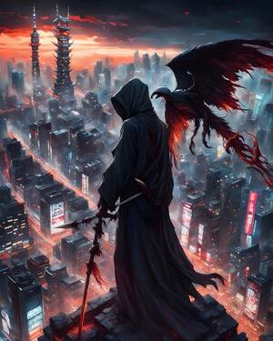 Fantasy Mythology Anime Porn - Shinigami no KÅrin - Ero X Sennin - Digital Art, Fantasy & Mythology,  Magical, Devils & Demons - ArtPal