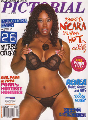 black xxx magazines - 28 # 3 magazine back issue Players Girls Pictorial magizine back