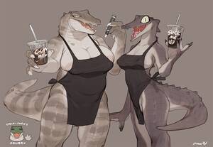 Female Anthro Crocodile Porn - Welcome To The Croco's Cafe [INAX] (Ongoing) comic porn | HD Porn Comics