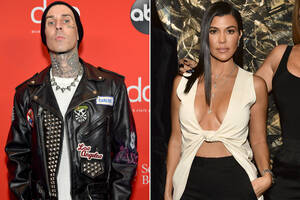 Kourtney Kardashian Blowjob Porn - Kourtney Kardashian sucks Travis Barker's thumb in NSFW video