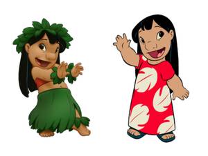 Lilo & Stitch Cartoon Porn - ... Lilo costume. But I thought that the dress would be very basic so I  wanted to make her hula outfit as well. That way people could decide which  one they ...