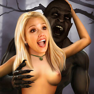 Jessica Alba Monster Porn - Jessica Alba in monster`s dungeon