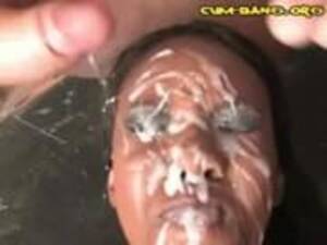 black face painted cum - Ebony Cum Face Painting : XXXBunker.com Porn Tube