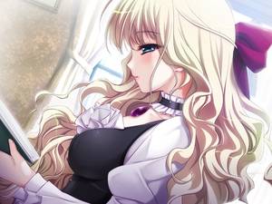 Anime Blonde Woman Porn - Stocking bondage and enema torture