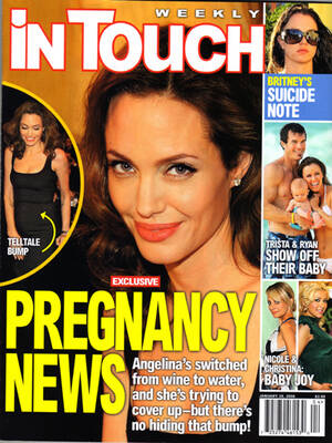 Angelina Jolie Pregnant Porn - The Ultimate Honor: Being mentioned in the same breath as Angelina Jolie |  Darren Garnick's Culture Schlock