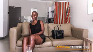 African Casting Porn - Bald African Babe Fucked In Ass on Casting Couch - XVIDEOS.COM