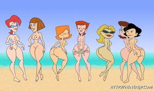 Johnny Test Lila - Lila Test is an often guest at nudist beach for TV milfs! â€“ Johnny Test Porn