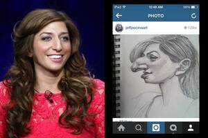 Big Nose Jewish Porn Star - Celestia's Caricature Blog: My Lofty Opinions: Let's Talk about Chelsea  Peretti's Nose