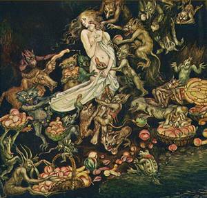 Goblin Porn - ... after a few years of gore-porn and zombie stuff) I came across this  Arthur Rackham illustration of Christina Rossetti's poem 'Goblin Market'.