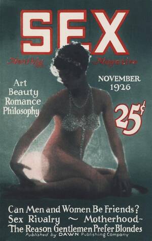 20s Porn Magizines - Sex' an 'adult' magazine from the 1920s | Dangerous Minds
