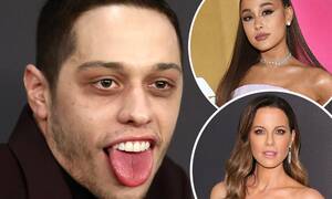 Ariana Grande Real Porn Tape - Pete Davidson touches on sex rumor Ariana Grande started and reacts to Kate  Beckinsale catcall | Daily Mail Online