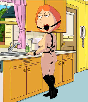 Family Guy Bondage Porn - Ass Hentai - ass ball gag bondage gear boots breasts erect nipples family  guy lois griffin - Hentai Pictures