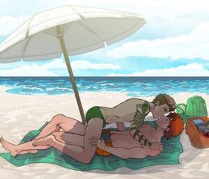 Gay Sex On The Beach - A Day on the Beach | Gayfus - Gay Sex and Porn Comics