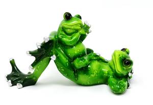 Mama Toad Porn - Frogs, Mama, Child, Sweet, Figure, Deco