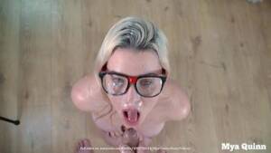 blonde deepthroat swallow - Sexy blonde deepthroat swallow piss and cum - tit fuck- piss shower facial  - 2nd part Mya Quinn - Free Porn Videos - YouPorn