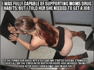 Glory Porn Captions - mom never knew how many times I put my cock in that glory hole - Porn With  Text