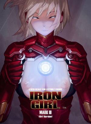 Iron Man Anime Porn - IronGirl have giant all-natural titties MARK 3 â€“ IronMan Cartoon Sex