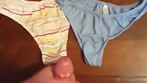 jerking off cum on panties - Jerking off in panties - manporn.xxx