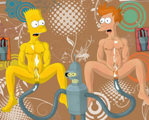 Bart Simpson Gay Porn - Bart Simpson and Bender Bending Rodriguez Penis Gay Threesome < Your  Cartoon Porn