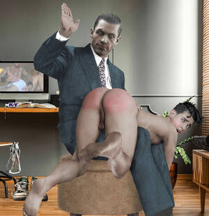 fetish spanking art - So, You Like This? - Spanking Art by Franco - Jock Spank - Male Spanking