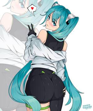 Miku Ass Porn - Hatsune Miku (original art) : r/AnimeART