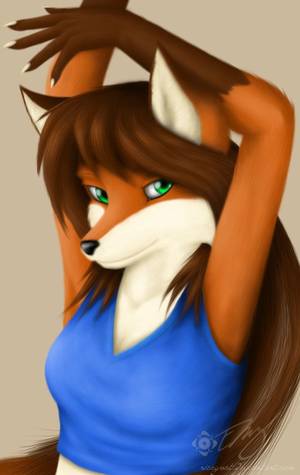 Autumn Vixen Furry Porn - This was my rendition of my character, Italy, as a fox gal!