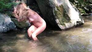 caught naked blonde - NAKED BLONDE CAUGHT NAKED IN CREEK - Pornhub.com