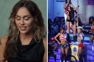 Barrymore Drew Pussy Miley Cyrus - Miley Cyrus Looks Back on Infamous 2009 Teen Choice Awards Performance: â€œIt  Wasn't A Stripper Pole!â€ | Decider