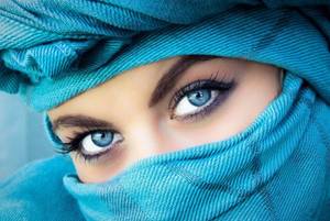 Blue Eyes Woman - Blue eyes