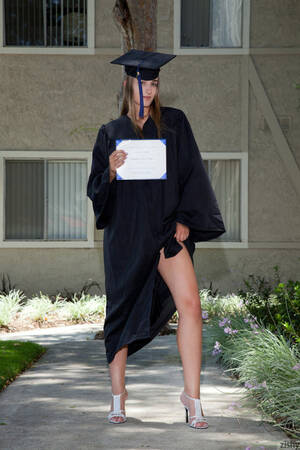 Cap Gown Porn - Jules Diamond The Graduate - 23 pics @ Zishy.com. Porn Photo Pics