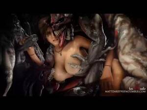 3d Monster Hentai Lara Croft - Tomb rider x monster - ExPornToons