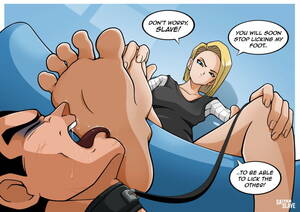dbz footjob - Dragon Ball Z Hentai Foot Worship | BDSM Fetish