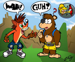 Banjo Kazooie Porn Parody - Smooth Talkers by ZoDy on DeviantArt. Crash Bandicoot & Banjo Kazooie ,',