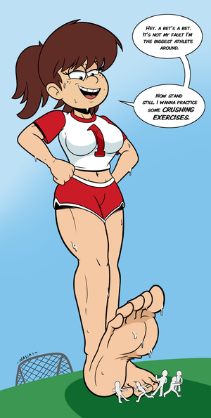 Nickelodeon Porn Feet - Rule 34 - brown hair dialogue foot fetish foot focus foot pov foot worship  freckles giantess lynn loud macro nasiri (artist) nickelodeon pov short  shorts short sleeves the loud house toes | 4164298