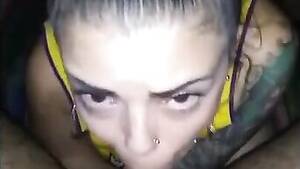 Black Drugs - Female drug addict smokes marijuana and sucks penis