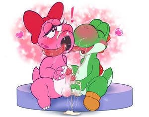 Mario Birdo Porn - Birdo And Yoshi, Digital Arts by Happy The Red | Artmajeur